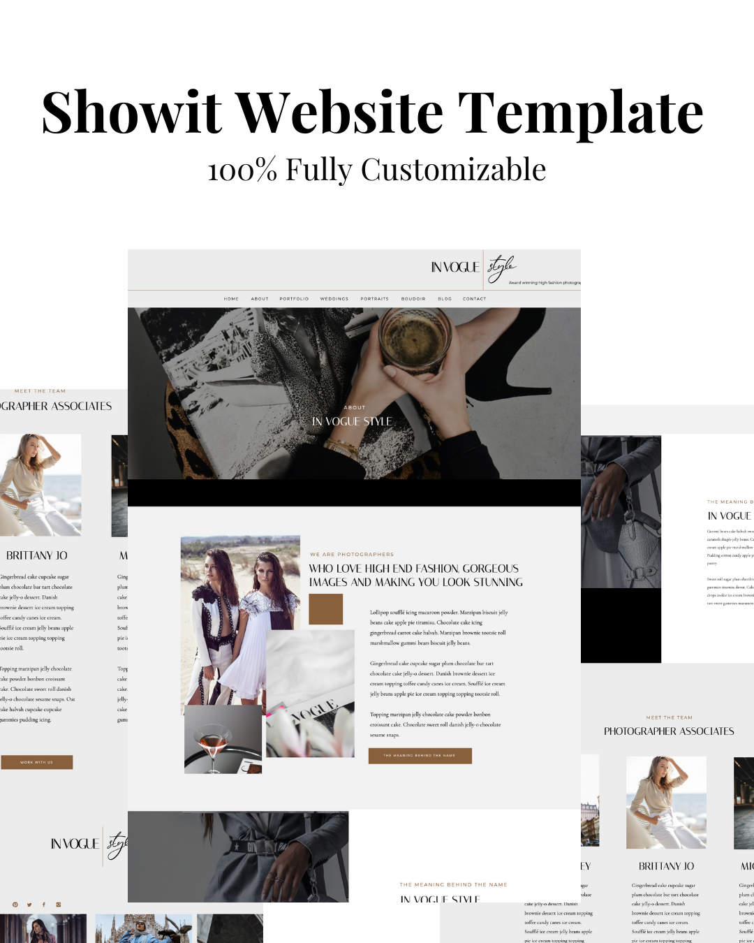 Feminine Website Template